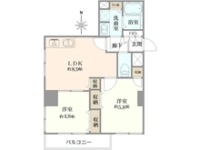 【東京都/小金井市中町】ライオンズシティ武蔵小金井 間取り図