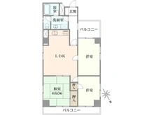 【東京都/小金井市本町】クラックスハイム小金井 間取り図