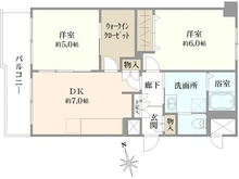 【東京都/小金井市中町】小金井中町マンション 間取り図