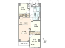 【東京都/小金井市貫井北町】パレ武蔵小金井 間取り図