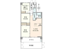 【東京都/小金井市梶野町】ベルジュール東小金井 間取り図