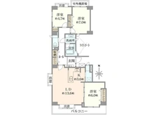 【東京都/世田谷区新町】パークハイム新町三丁目 間取り図