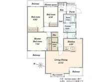 【東京都/世田谷区上用賀】上用賀タウンホーム 間取り図