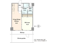 【東京都/世田谷区弦巻】ライオンズマンション馬事公苑第2 間取り図