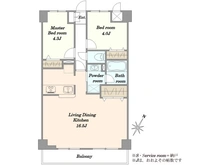 【東京都/世田谷区深沢】グランパーク深沢 間取り図