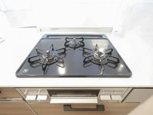 【東京都/世田谷区用賀】ライオンズマンション用賀台 キッチン：三口コンロ