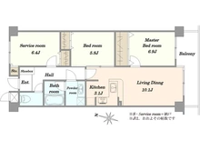 【東京都/世田谷区桜】ランドパーク馬事公苑 間取り図
