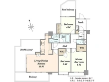 【東京都/世田谷区上野毛】クレッセント上野毛 間取り図