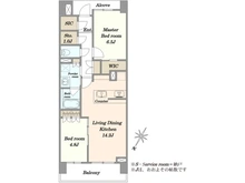 【東京都/世田谷区瀬田】ザ・パークハウス二子玉川ガーデン 間取り図