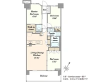 【東京都/世田谷区用賀】パークホームズ用賀一丁目 間取り図