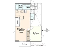 【東京都/世田谷区岡本】ライオンズマンション砧公園 間取り図