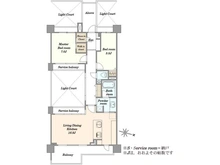 【東京都/世田谷区上野毛】サウススクエア 間取り図