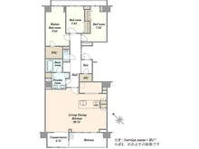 【東京都/世田谷区弦巻】ライオンズマンション弦巻グランフォート 間取り図