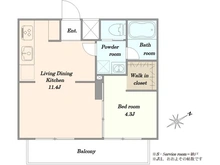 【東京都/世田谷区玉川台】パークハイツ用賀 間取り図