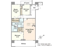 【東京都/世田谷区弦巻】ライオンズマンション弦巻グランフォート 間取り図