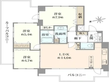 【東京都/杉並区方南】クラッシィハウス杉並方南町　 間取り図