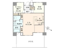 【東京都/杉並区阿佐谷南】シェフルール阿佐ヶ谷 間取り図