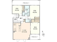 【東京都/杉並区上井草】杉並ヒルズ上井草 間取り図
