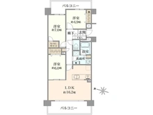 【東京都/杉並区高井戸東】ファミールグラン高井戸デュープレックス 間取り図