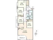 【東京都/杉並区今川】アールヴェール荻窪北 間取り図