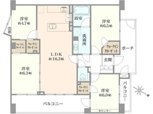 【東京都/杉並区上井草】シャリエ上井草 間取り図
