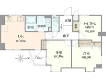 【東京都/杉並区堀ノ内】ベルコート東高円寺 間取り図
