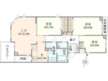 【東京都/杉並区浜田山】東急ドエル・プレステージ浜田山ガーデンズ 間取り図