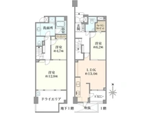 【東京都/中野区白鷺】グローイングコート中野白鷺 間取り図