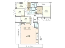 【東京都/杉並区高井戸東】パークシティ浜田山 D棟 間取り図