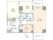 【東京都/杉並区成田東】グランドメゾン南阿佐ヶ谷 間取り図