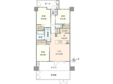【東京都/豊島区南長崎】ライオンズマンション南長崎 間取り図