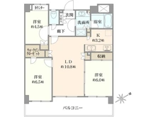 【東京都/杉並区高井戸東】アーデル高井戸東 間取り図