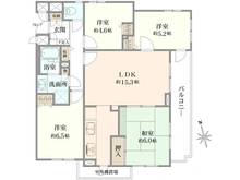 【東京都/杉並区高円寺北】グランヴェール高円寺 WEST 間取り図