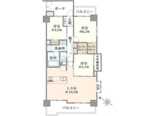 【東京都/中野区大和町】カルム野方 間取り図
