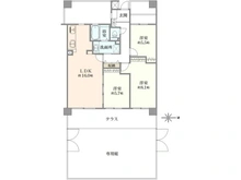 【東京都/杉並区高井戸東】ファミールグラン高井戸デュープレックス 間取り図