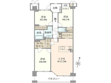 【東京都/中野区白鷺】エクレールガーデン鷺ノ宮  間取り図