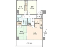 【東京都/杉並区今川】エクセル荻窪西  間取り図