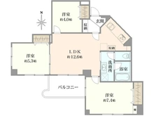 【東京都/練馬区関町南】武蔵野グリーンタウンA棟 間取り図