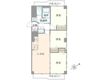 【東京都/杉並区桃井】ライオンズマンション西荻 間取り図