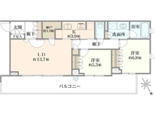【東京都/杉並区高井戸東】ザ・パークハウス浜田山季の杜 間取り図