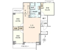 【東京都/杉並区今川】クレスト西荻窪 間取り図