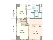 【東京都/杉並区成田東】阿佐ヶ谷陵雲閣マンション 間取り図