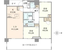 【東京都/杉並区方南】シティテラス杉並方南町 サウス棟 間取り図