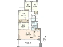 【東京都/杉並区下高井戸】ライオンズステージ下高井戸 間取り図