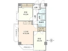 【東京都/杉並区阿佐谷北】ライオンズマンション阿佐ヶ谷第2 間取り図