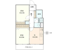【東京都/杉並区方南】方南ファミリーコーポ 間取り図