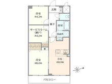 【東京都/練馬区下石神井】セザール上井草 間取り図