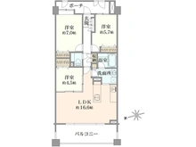 【東京都/杉並区成田東】グランシュテル杉並善福寺公園 間取り図