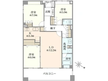 【東京都/杉並区久我山】プラウド久我山 間取り図