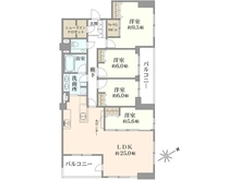 【東京都/杉並区浜田山】ライオンズ浜田山セントマークス 間取り図